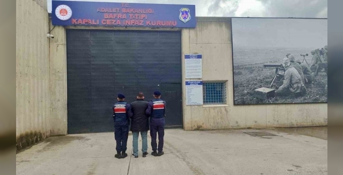 Samsun'da 18 yıl hapis cezası bulunan firari jandarma operasyonuyla yakalandı