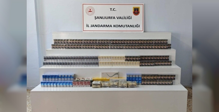 Şanlıurfa'da nefes kesen operasyon: Binlerce kaçak ürün yakalandı