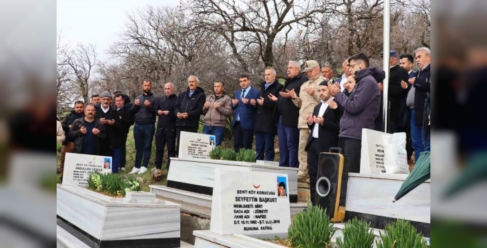 Siirt'te şehitler için dualar ve anma töreni düzenlendi
