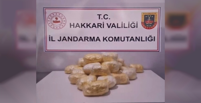 Uyuşturucu operasyonunda Van ve Hakkari'de 320 kilogram madde ele geçirildi