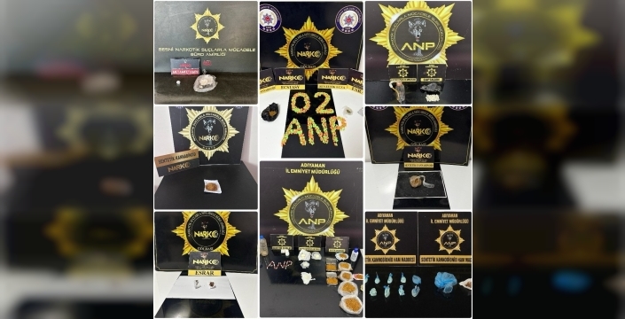 Adıyaman'da suç çetelerine büyük darbe: 66 kişi yakalandı