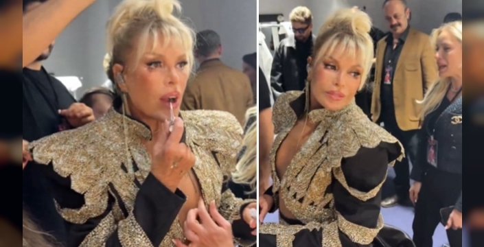 Ajda Pekkan'ın kulis videosu hayranlarını mest etti: 'Süperstar'dan yine efsane bir performans!