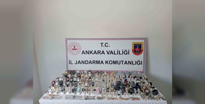 Ankara'da kaçak saat operasyonunda 3,2 milyon liralık ürün ele geçirildi