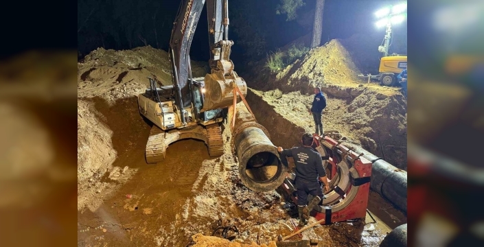 Antalya'da ASAT'tan turizm bölgesine gece mesaisi