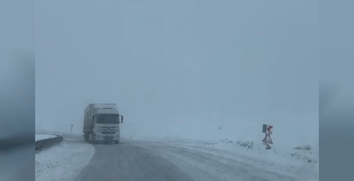 Ardahan yolları kar ve tipe teslim: Ilgar Dağı'nda hayat durdu