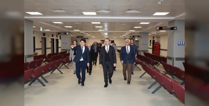 Aydın Şehir Hastanesi'nde polikliniklerin durumu değerlendirildi