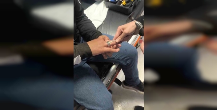 Batman'da sıkışan yüzük için itfaiye seferber oldu, vatandaş kurtarıldı!