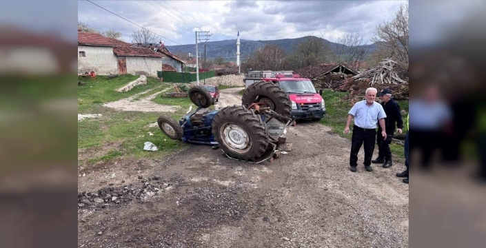 Bilecik'te traktör faciası: Sürücü aracın altında kalarak can verdi