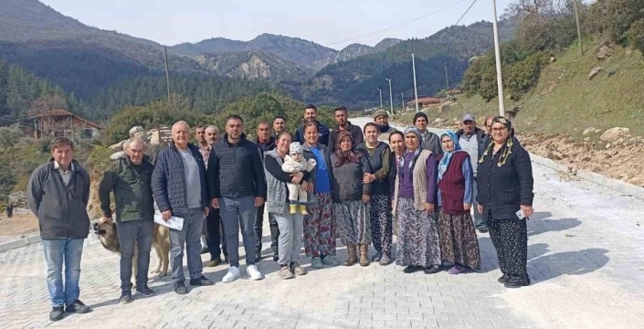 Buldan'daki yol sorunu Denizli Büyükşehir Belediyesi tarafından çözüldü