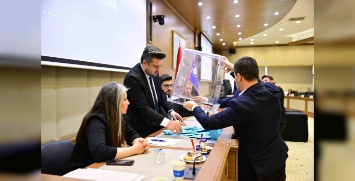 Bursa Büyükşehir Belediye Başkan Vekili, Şahin Biba 61 oyla seçildi