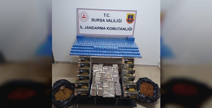 Bursa'da şok operasyon: On binlerce makaron ve sigara ele geçirildi!