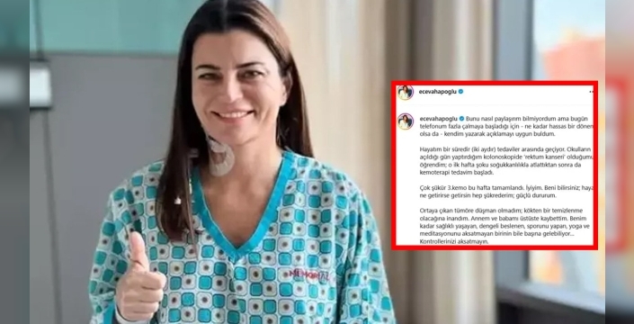Ece Vahapoğlu'ndan müjdeli haber: Kanser tedavisi bitiyor!