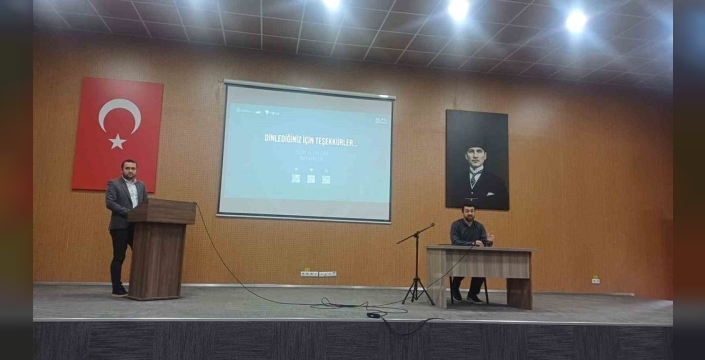 Hisarcık'ta iklim değişikliği konferansı büyük ilgi gördü