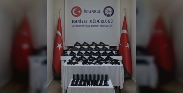 İstanbul'da yasadışı silah operasyonu: 91 ruhsatsız tabanca ele geçirildi