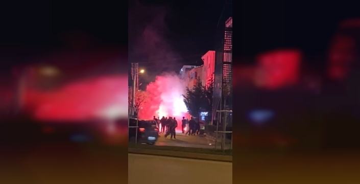 Maç bitti, kavga başladı: Edirne'de derbi sonrası taraftarlar birbirine girdi!