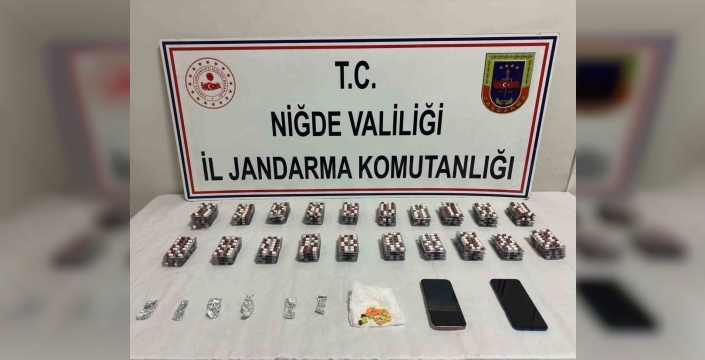 Niğde'de uyuşturucu operasyonu: Binlerce hap ele geçirildi!