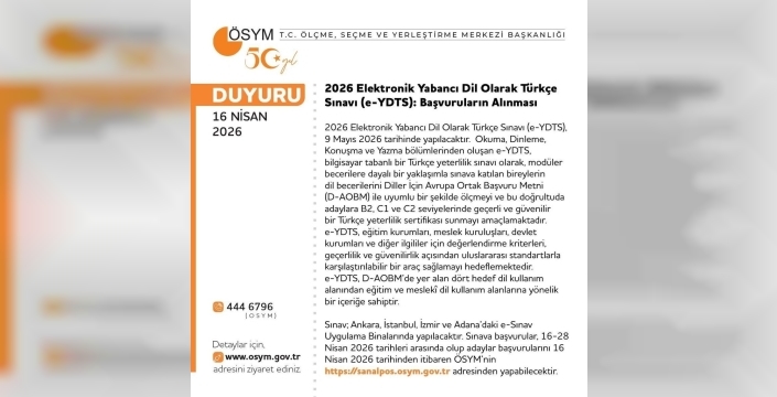 ÖSYM'den devrim niteliğinde adım: Türkçe yabancı dil sınavı için ilkler yaşanıyor