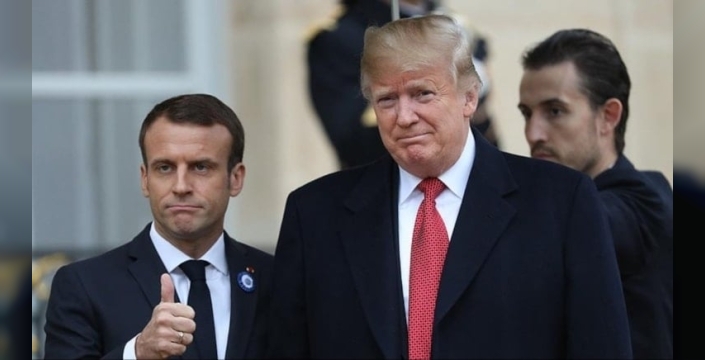 Trump'tan Macron'a olay sözler: 'Eşinin ona kötü davrandığı Macron...