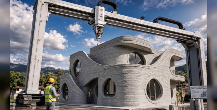 48 saatte ev mi? İnşaat sektörünü sarsan 3D yazıcı teknolojisi Arjantin'de!