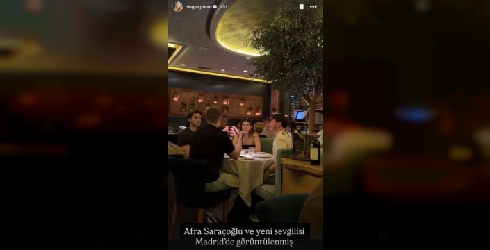 Afra Saraçoğlu ile Poyraz Yosmaoğlu aşkını Madrid'de ilan etti