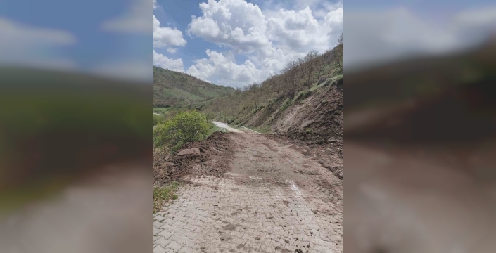 Afyonkarahisar'da heyelan sonrası kapanan tabiat parkı yolu ulaşıma açıldı