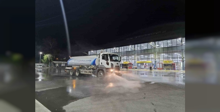 Aydın'da otobüs terminalleri bayram için temizleniyor