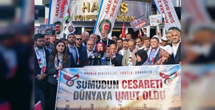 HAK-İŞ Genel Başkanı Mahmut Arslan, Sumud Filosu'ndan döndü: 'Filistin'in özgürlüğü için mücadeleye devam edeceğiz