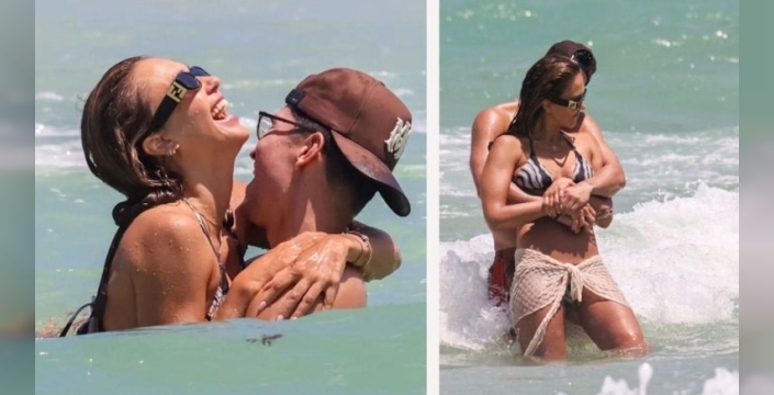 Jessica Alba, yeni aşkıyla sahilde mutluluğu buldu