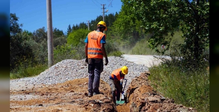 Kızılağaç ve Yenice Mahalleleri'nde içme suyu altyapısı yenileniyor