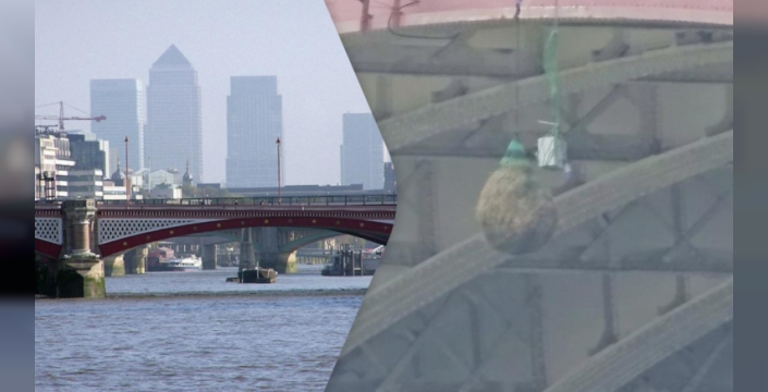 Londra köprüsünün altındaki gizem: Saman balyası ne anlama geliyor?