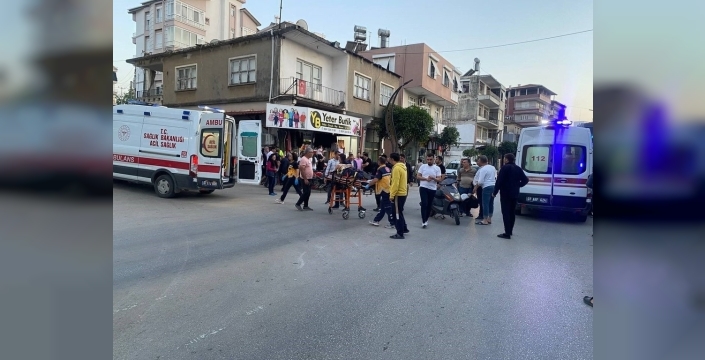 Serik'te motosiklet kazası: 3 kişi yaralandı