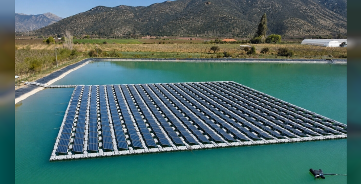 Şili'de yüzen güneş enerjisi sistemi su tasarrufu sağlıyor