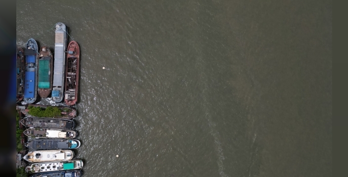 Thames Nehri'nde yağış sonrası dikkat çeken değişim