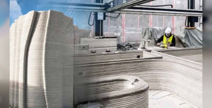 18 saatte ev inşa eden dev 3D yazıcı devrim yaratıyor