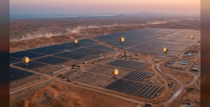 Abu Dabi, çöl ortasında dev güneş enerjisi yatırımı yapıyor