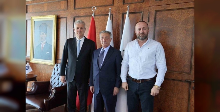 Altay'da önemli buluşma: Başkan Kanlı, Çebi ve Özgener bir araya geldi