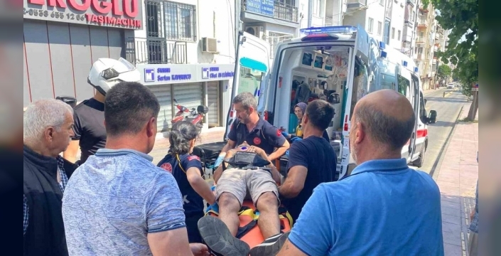 Aydın'da kamyonet yayaya çarptı, bir kişi yaralandı