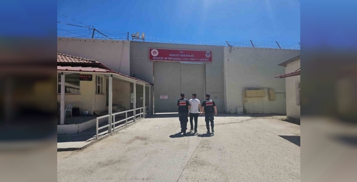 Bilecik'te hapis cezası olan şahıs kaçarken yakalandı