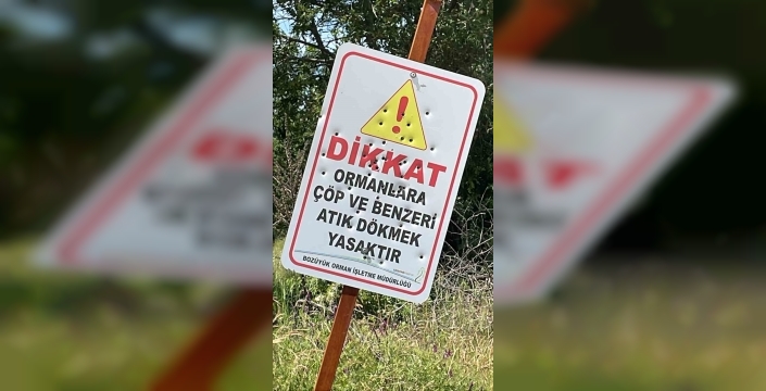 Bilecik'te piknikçiler doğayı kirletti: Kamu malına zarar verildi