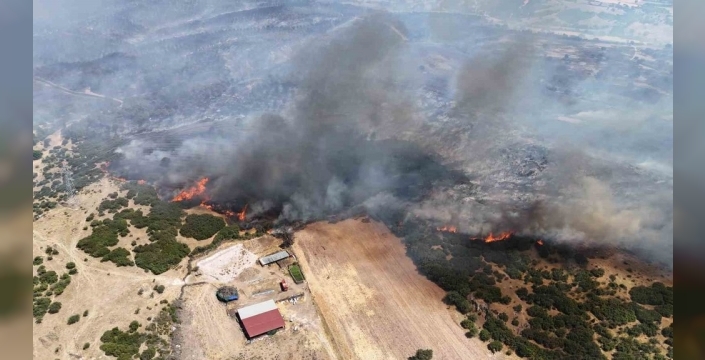 Çanakkale'de yangın riski artıyor: Dikkatli olunması gerekiyor
