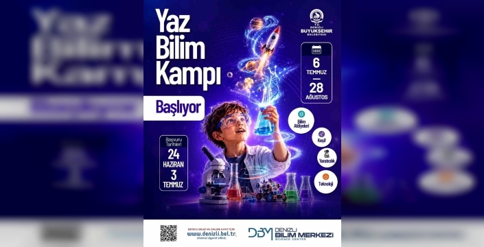 Denizli'de yaz tatiline bilim dolu kamp geliyor