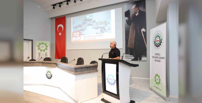Denizli OSB personeline afetlere hazırlık eğitimi verildi