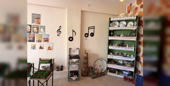 Gölpazarı'nda nostaljik bir kafe açıldı