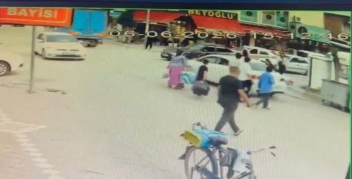 Iğdır'da yürekleri ağza getiren anlar: Küçük çocuk otomobilin altında kaldı, o anlar kamerada!