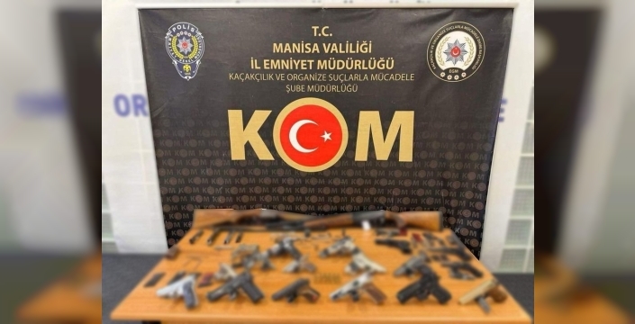 Manisa'da sessiz sedasız operasyon: Silah kaçakçılarına darbe!