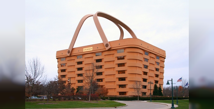 Ohio'da dev bir sepet inşa edildi: Longaberger Company'nin simgesi