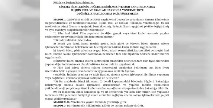 Sinema biletlerine büyük indirim: Yüzde 70'e varan fırsatlar kapıda