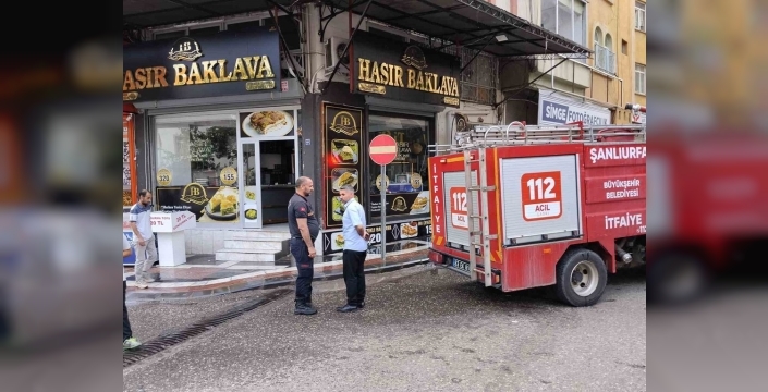 Siverek'te iş yerinde yangın paniği: Can kaybı yok ama maddi hasar var