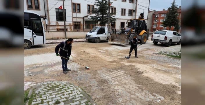 Söğüt'te altyapı çalışmaları hız kesmeden sürüyor