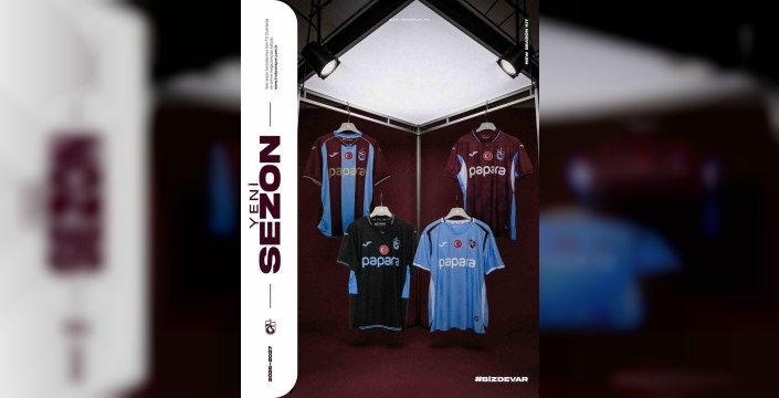 Trabzonspor, Napoli'de yeni sezon formalarını tanıttı